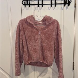 Cozy Pink Fleece Hoodie